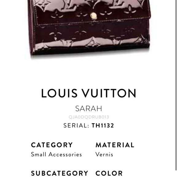 Louis Vuitton Sarah Wallet - Picture 3 of 12